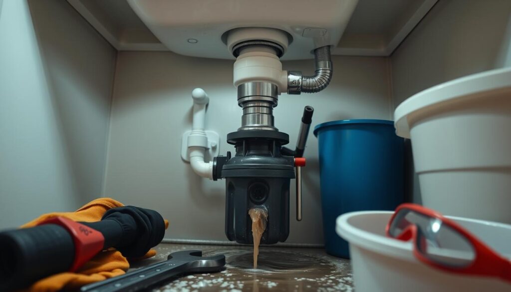 Garbage disposal repair