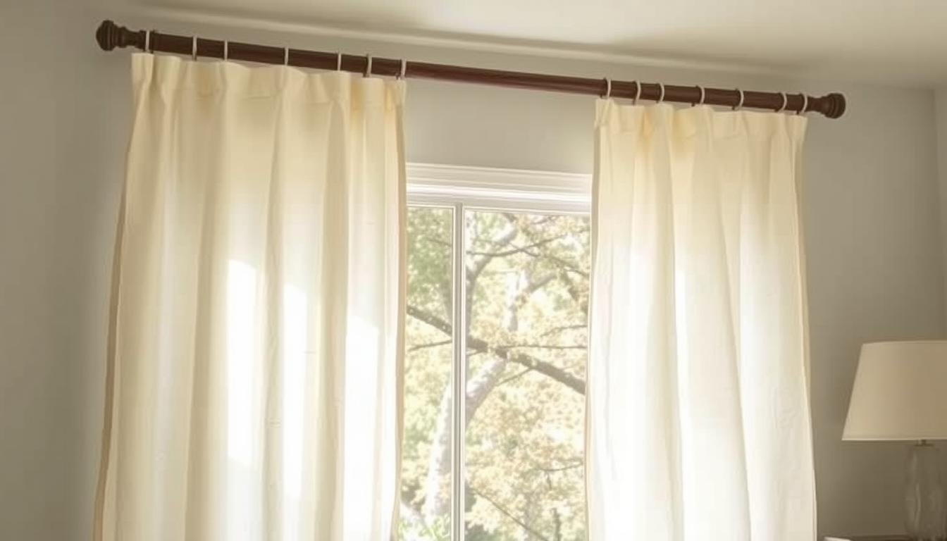 drop cloth curtains