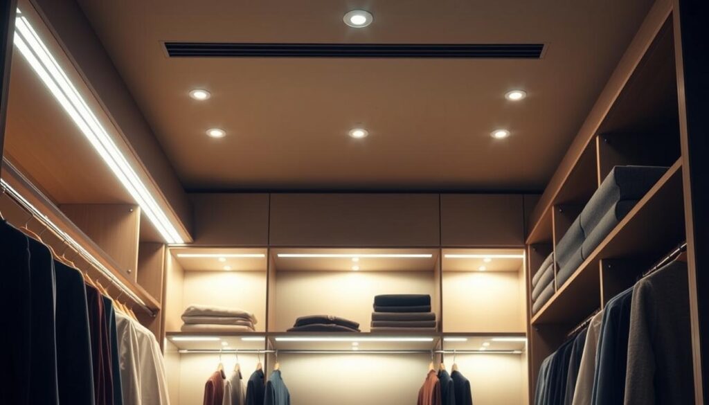 motion-sensor closet lighting