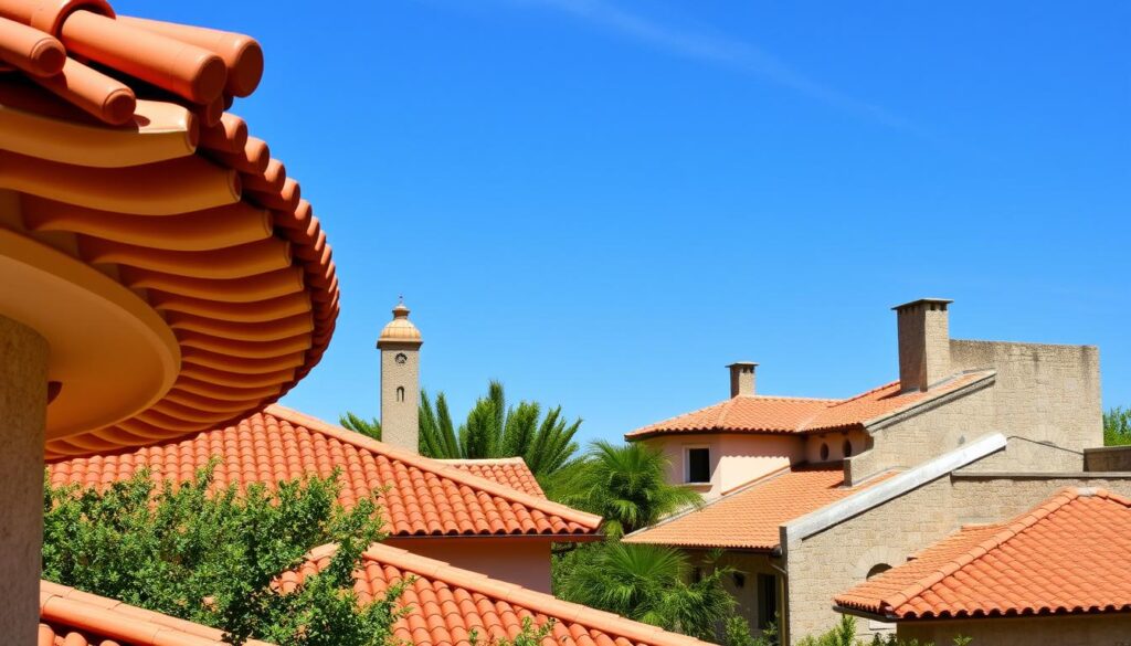 Barrel tile roofs