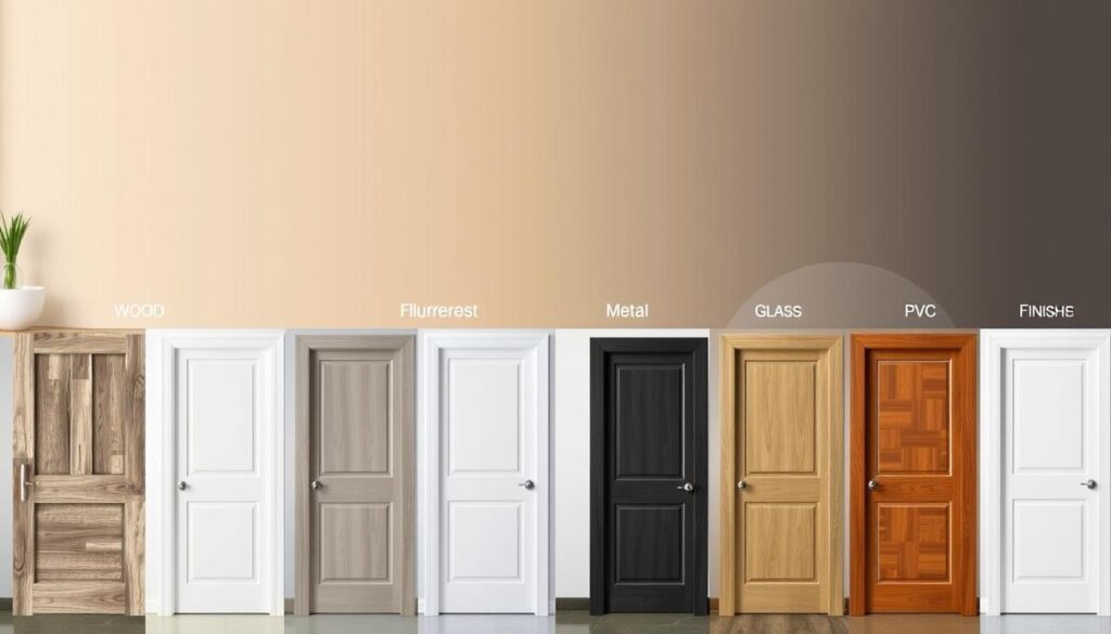 Bathroom Door Materials Comparison