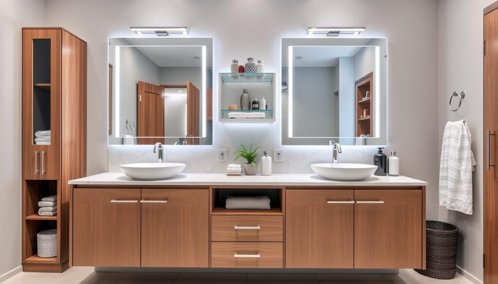 Double Sink Vanity Features