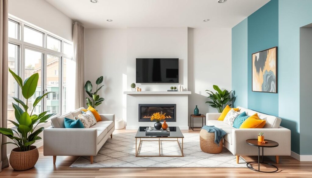 Living Room Color Palette Design