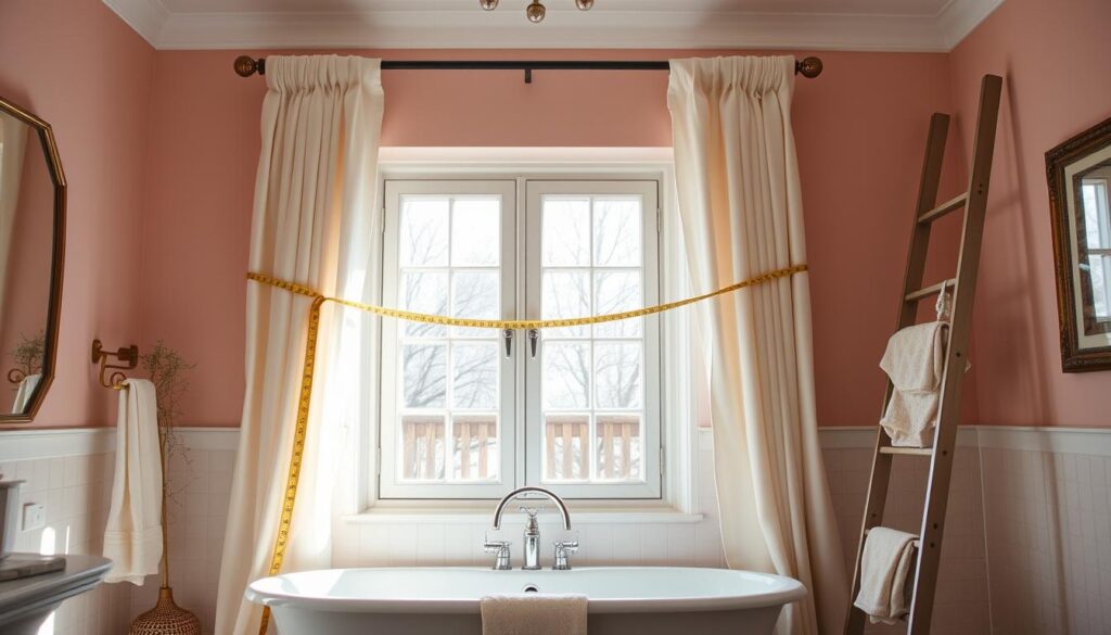 Measuring Bathroom Window Curtains