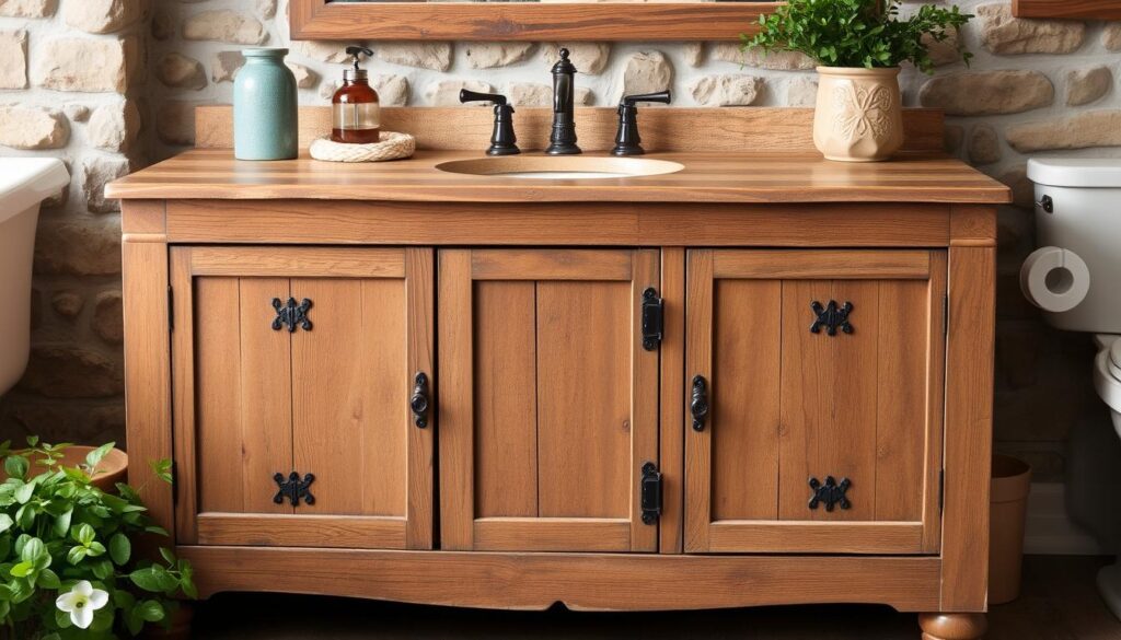 Rustic Wood Vanities Styles