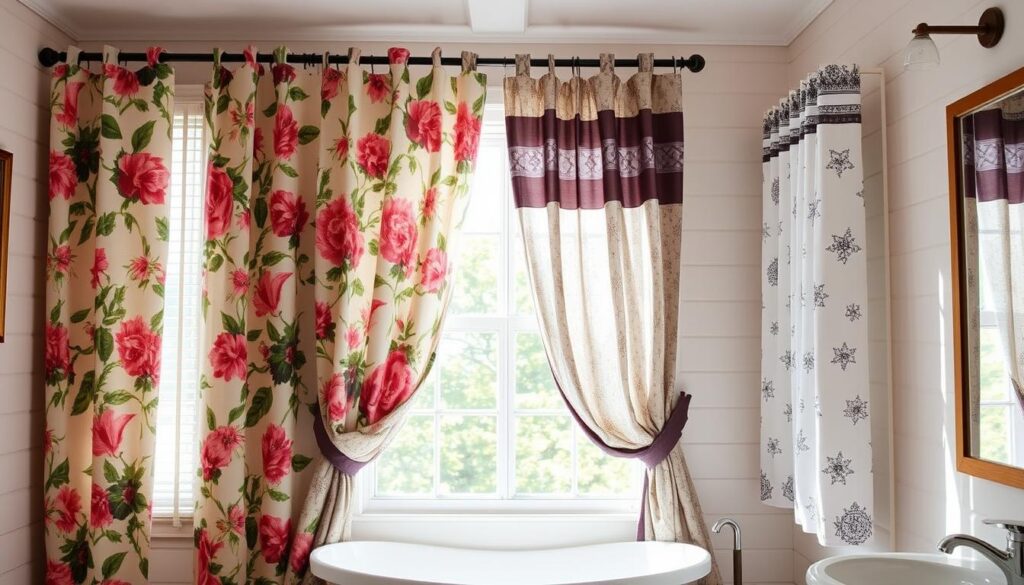 Stylish Bathroom Curtains Styles