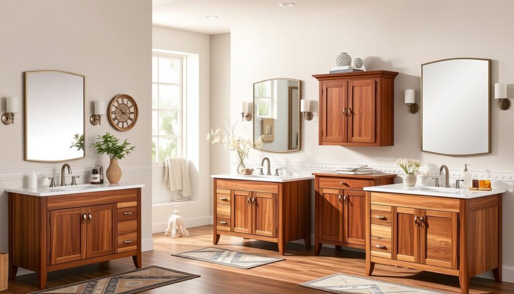 Wood Types for Bathroom Vanities