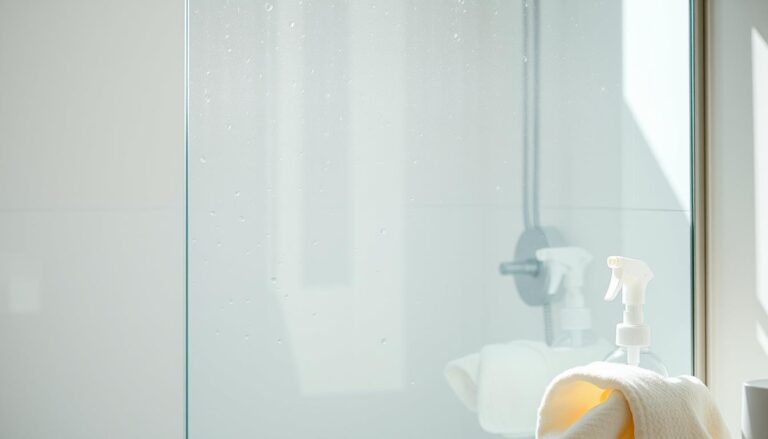 how to clean glass shower doors