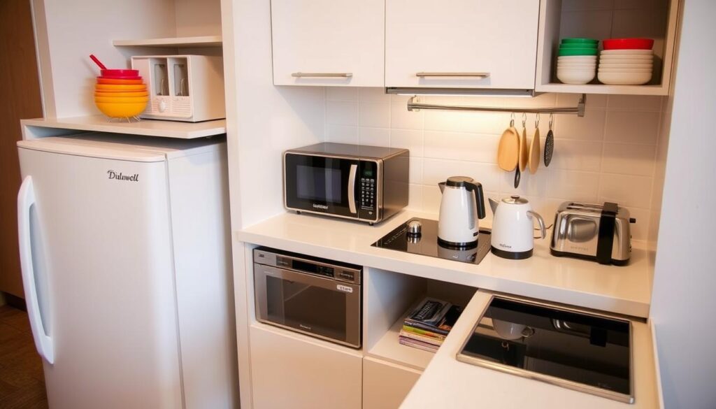 kitchenette appliances