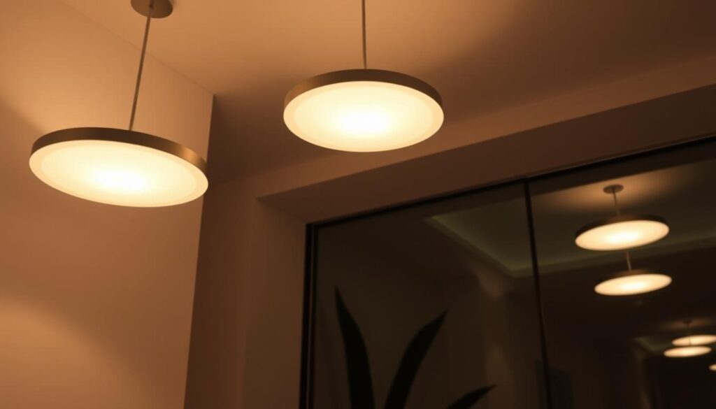 round disc lights