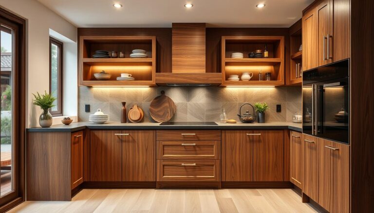 wood kitchen cabinets