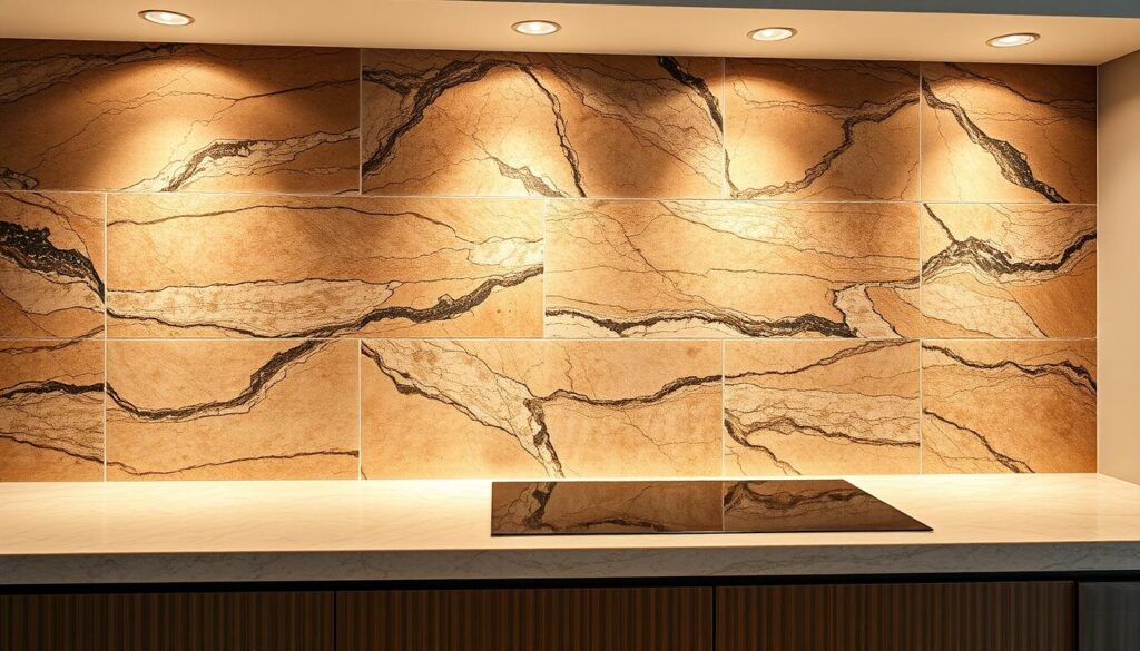 Natural Stone Kitchen Backsplash Designs